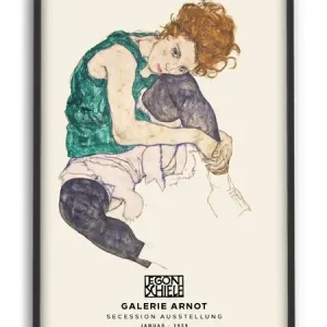 Offre Spéciale PSTR studio - Egon Schiele - Seated woman with bent knee
