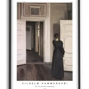 Promotion PSTR studio - Vilhelm Hammershøi - Interior woman