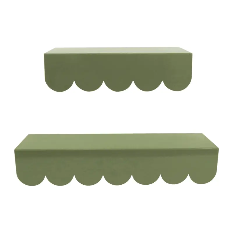 by fonQ Dottie Wandplank - Set van 2 - Sage Dernière Chance