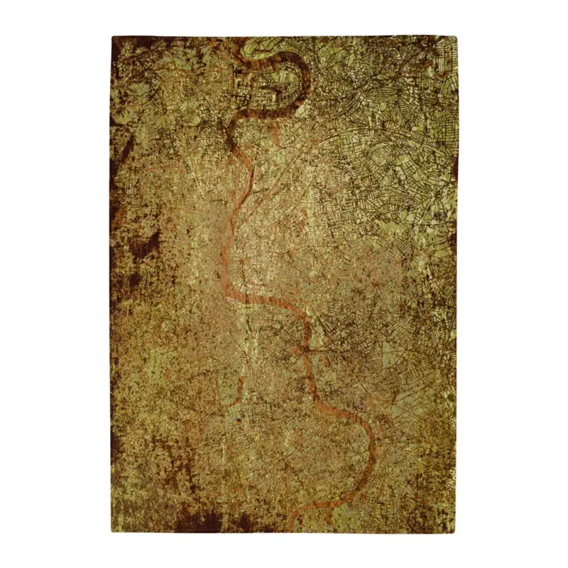 Louis de Poortere Cities Vloerkleed 100 x 140 cm - Green Meadows Promotion Saisonnière