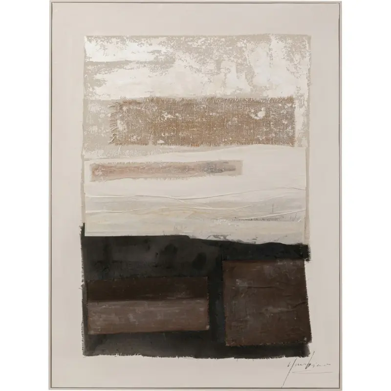 Schilderij Lontano 90x120cm beige Kare Design Expédition Rapide