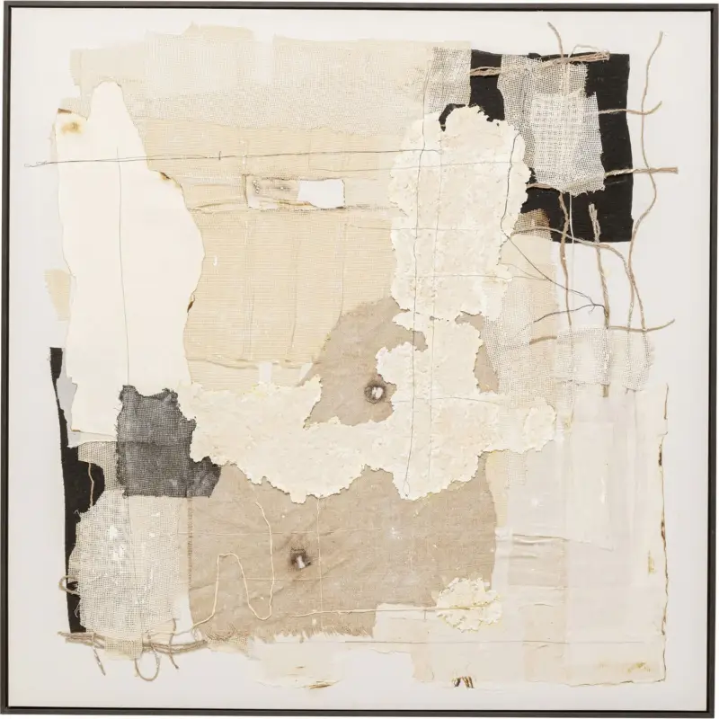 Livraison Express Schilderij Arty Collage 123x123cm Kare Design