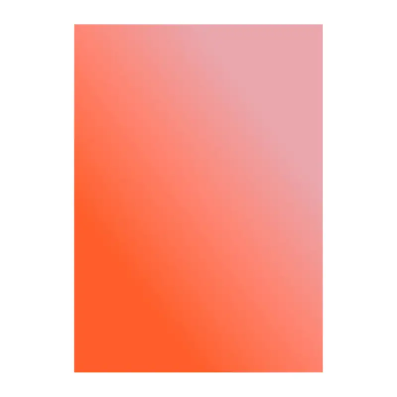 Offre Exclusive Paper Collective Absorb 03 Poster 50 x 70 cm - Orange / Pink