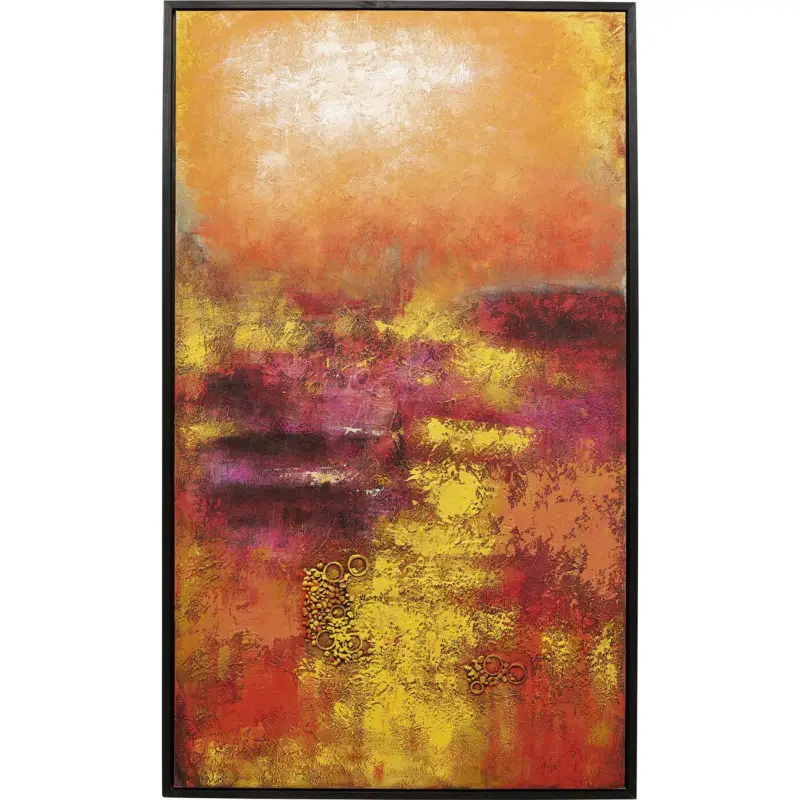Schilderij Jardin 125x215cm rood Kare Design Must-Have