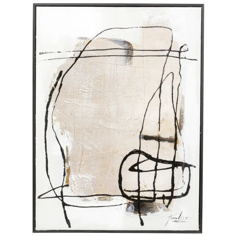 Soldes Schilderij Frame Dust 55x75cm grijs Kare Design