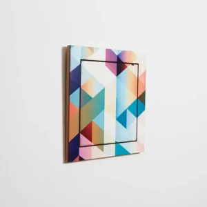 Fläpps plank 40x40-1 - Criss Cross Red Nouveauté