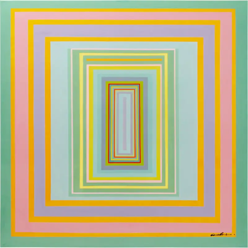 Offre Exclusive Schilderij Tendency 140x140cm oranje Kare Design