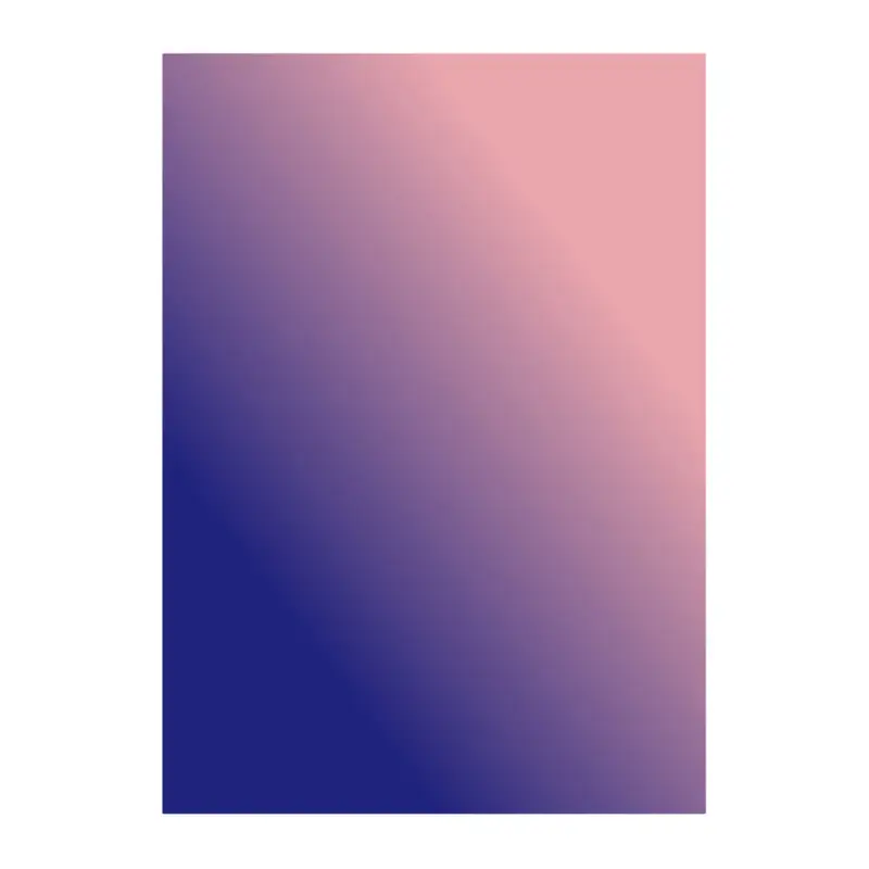 Paper Collective Absorb 03 Poster 30 x 40 cm - Purple / Blue Retour Gratuit
