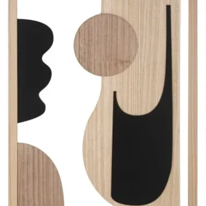 Mauro Ferretti Astry Decoratief paneel 3D bruin hout abstract Commander Maintenant