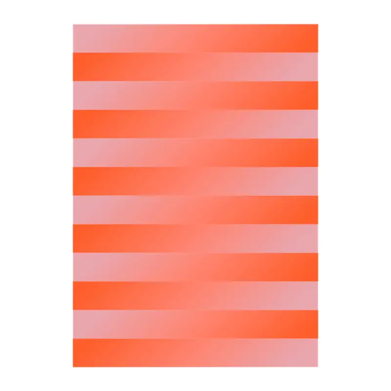 Paper Collective Absorb 05 Poster 50 x 70 cm - Orange / Pink Offre Spéciale