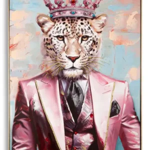 Mauro Ferretti King Schilderij op canvas met frame Pas Cher