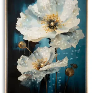 Mauro Ferretti Bluey Schilderij op gelakt canvas met frame Haute Qualité