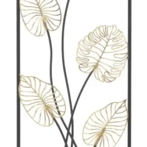 3D decoratief paneel in veelkleurig metaal 31x2,5x90 cm Jusqu’à Épuisement Des Stocks