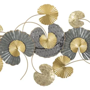 3D decoratief paneel in veelkleurig metaal, 130,5x5x66 cm Super Prix