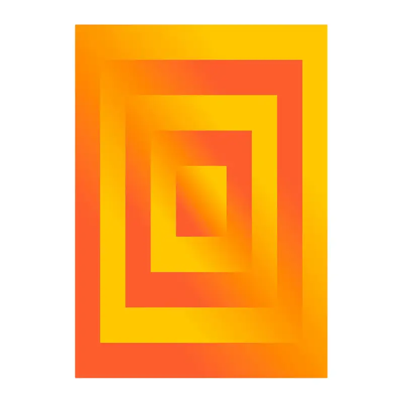 Paper Collective Absorb 06 Poster 30 x 40 cm - Yellow / Orange Prix Choc