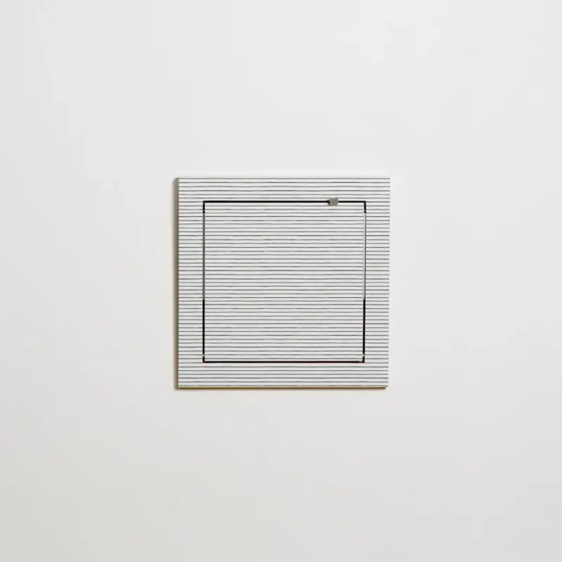 Bon Marché Fläpps plank 40x40-1 - Watercolor Stripes door Kind of Style