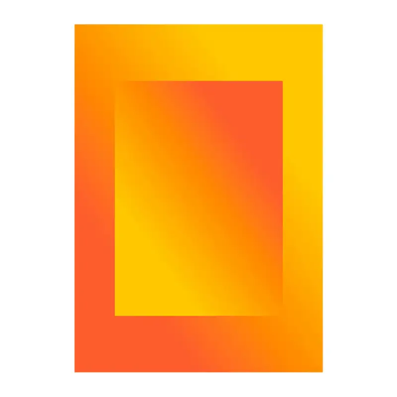 Paper Collective Absorb 04 Poster 30 x 40 cm - Yellow / Orange Livraison Gratuite