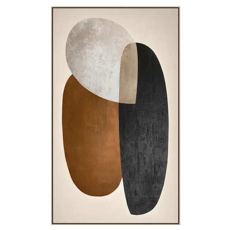 Schilderij Abstract warm - multikleur - 118x70 cm Achat Immédiat