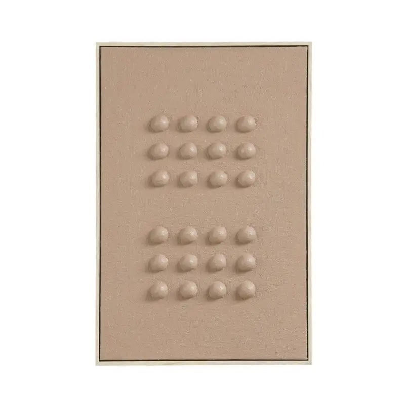 Bon Plan Mica Wanddecoratie Donkerbruin 60x40 cm