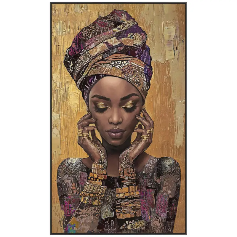 Schilderij vrouw warm FCL - 118x70 cm Achat Immédiat