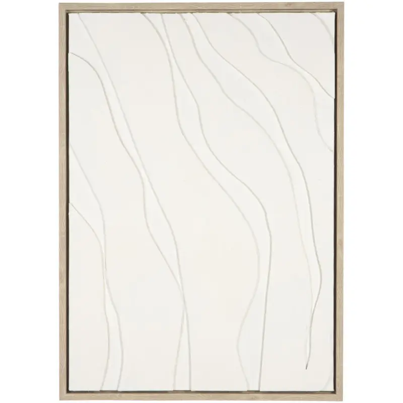 Schilderij Organic off-white MDF - 70x50 cm Satisfait Ou Remboursé