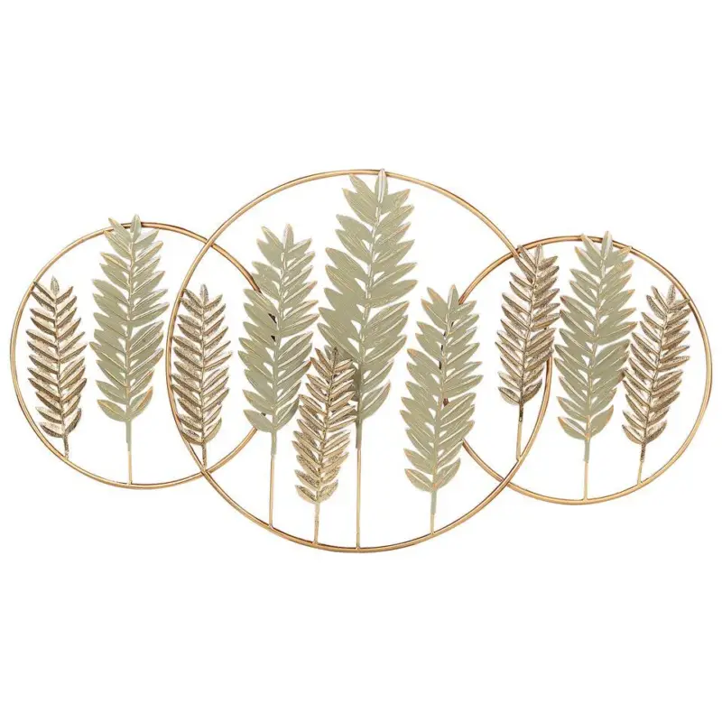 Dernière Chance COPERNICIUM - Wanddecoratie - Goud/Groen - Metaal