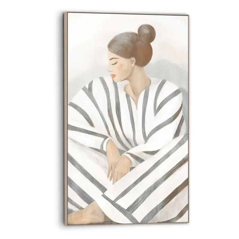 Art Frame Zen dame - 118 x 70 - Beige Seulement Aujourd’hui