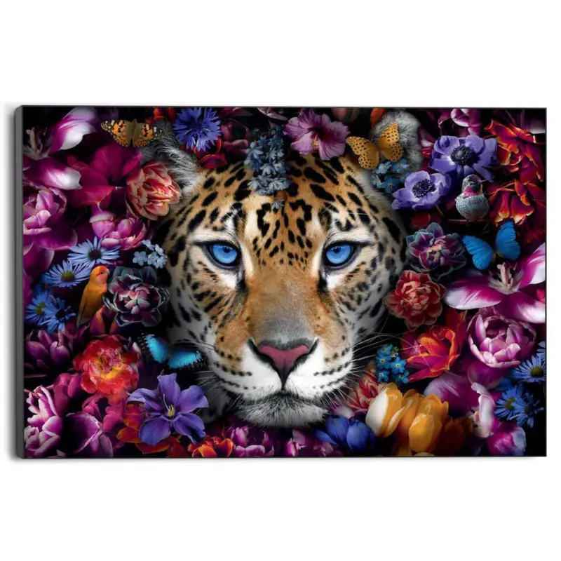 Expédition Rapide Schilderij Flower Cat - 100 x 140 - Bont