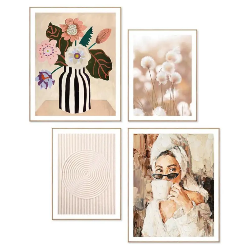 Set poster met lijst - Zondagochtendgevoel Meilleure Vente