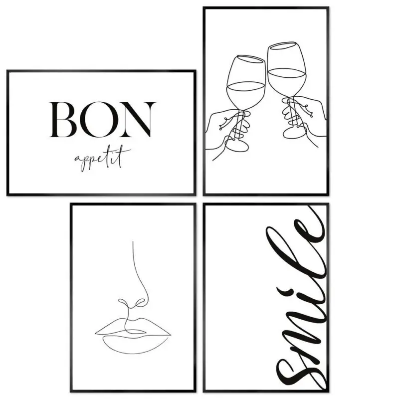 Top Vente Set poster met lijst - Proost