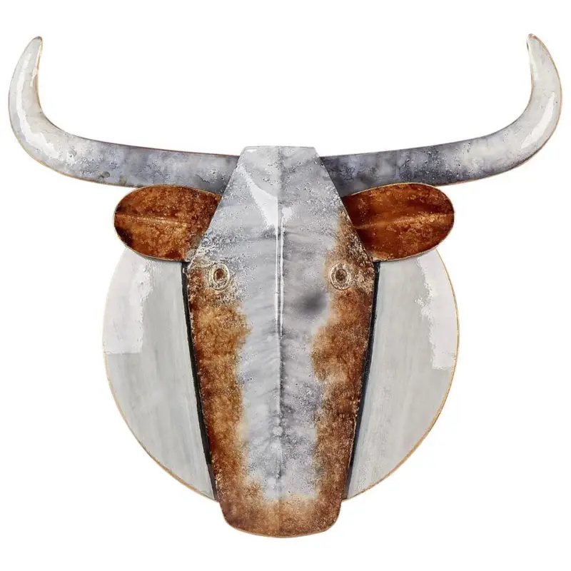 Solde ERBIUM - Wanddecoratie - Grijs - Metaal