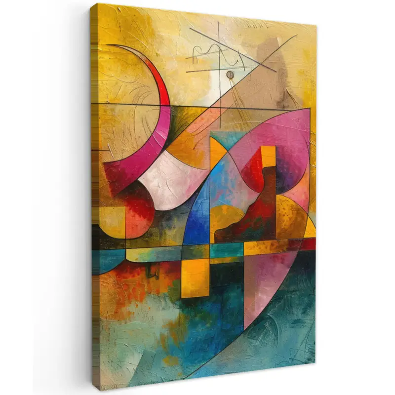 Canvas Schilderij 80x120 cm Kunst - Abstract - Modern Soldes