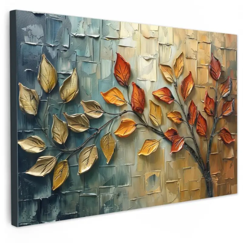 Canvas Schilderij 60x40 cm Boom - Abstract - Natuur - Kunst Commander Vite