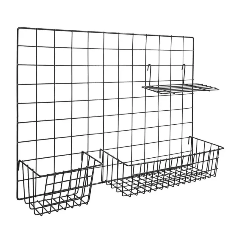 Prix Cassé QUVIO Memobord staal + 3 items - Zwart