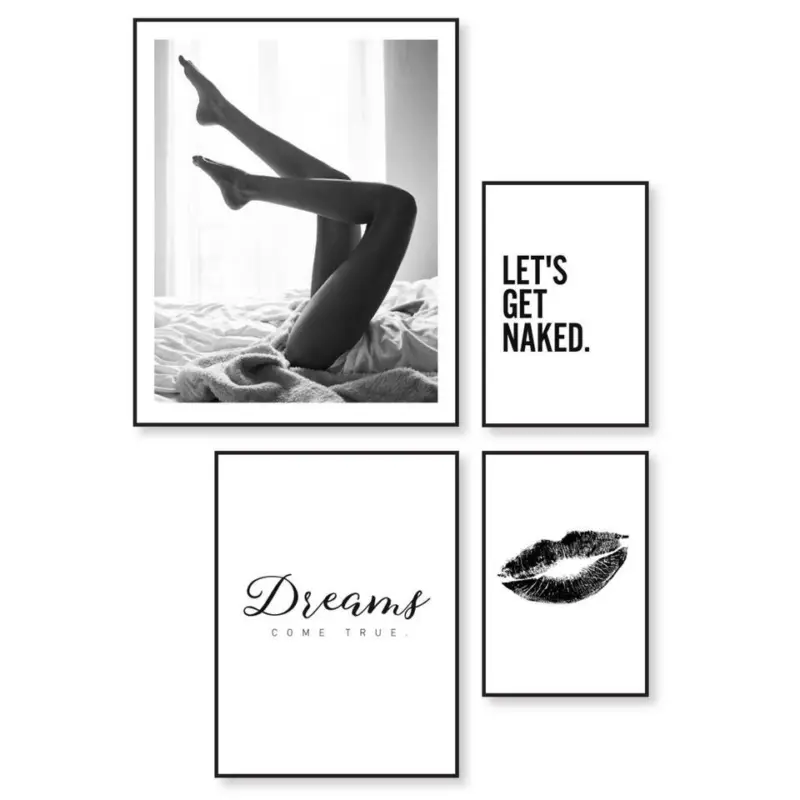 Set poster met lijst - Droom Offre Spéciale