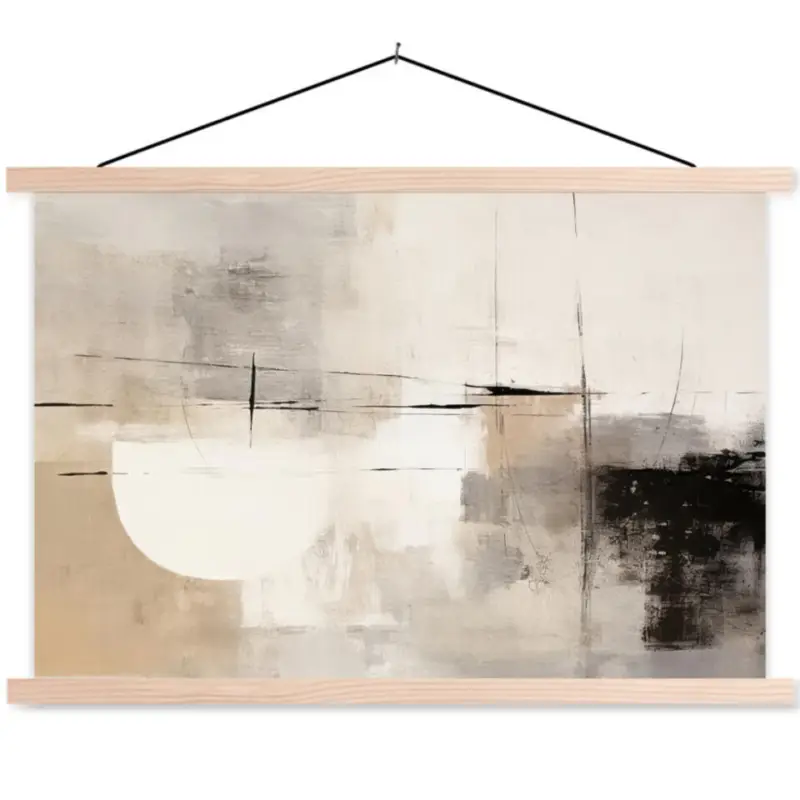 Seulement Aujourd’hui Schoolplaat 60x40 cm Abstract Abstract - Kunst - Grijs