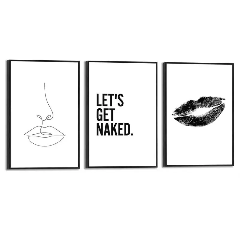 Achat Immédiat Set poster met lijst - Vrouw