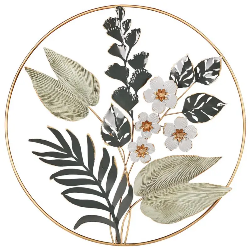 DUBRIUM - Wanddecoratie - Goud/Groen - Metaal Acheter Direct