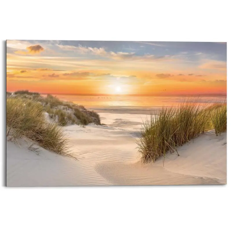 Acheter Direct Schilderij Beautiful Dunes - 60 x 90 - Oranje