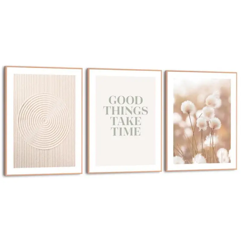 Set poster met lijst - Nature Populaire