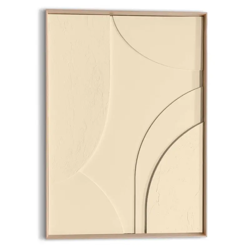Achat Immédiat Schilderij 3D Art Terrace - sand - 70 x 50 - Beige