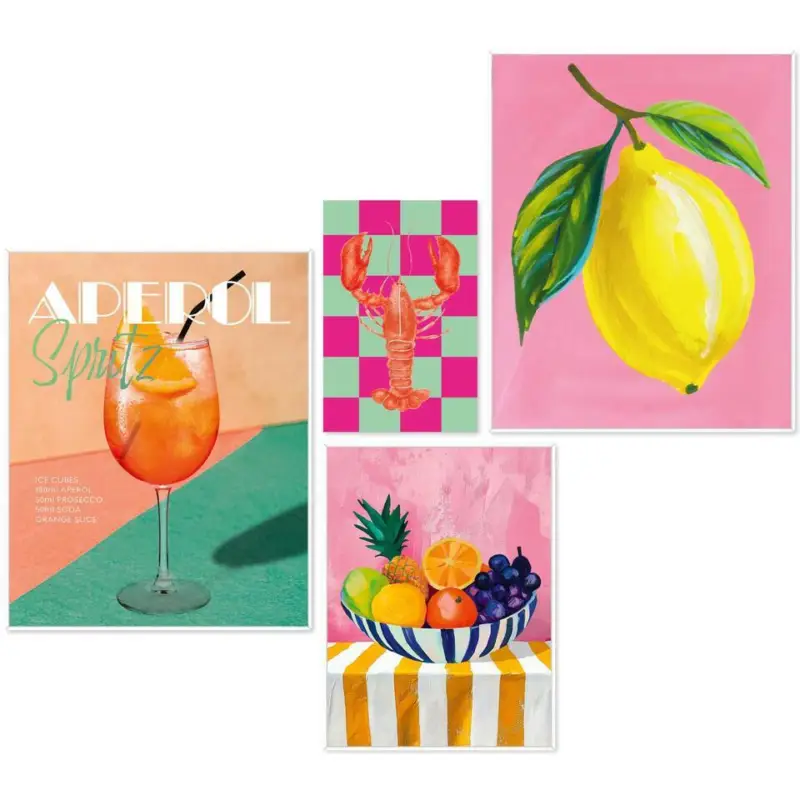 Set poster met lijst - Zomerse set Acheter En Ligne