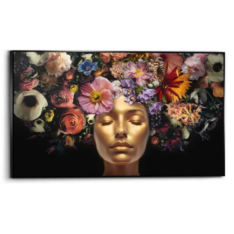 Art Frame Serene Golden - 70 x 118 - Goudkleurig Retour Gratuit