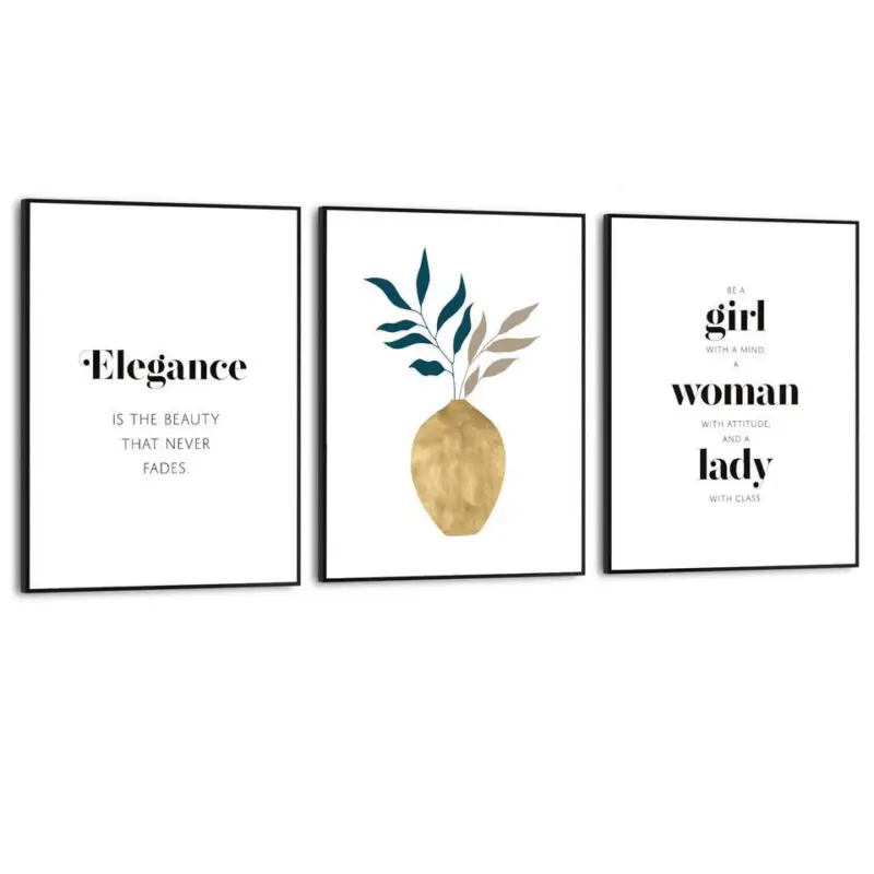 Set poster met lijst - Elegant Marque