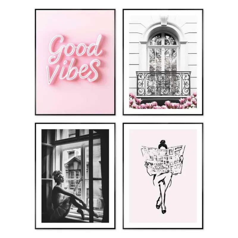 Set poster met lijst - Good Vibes Achat Immédiat