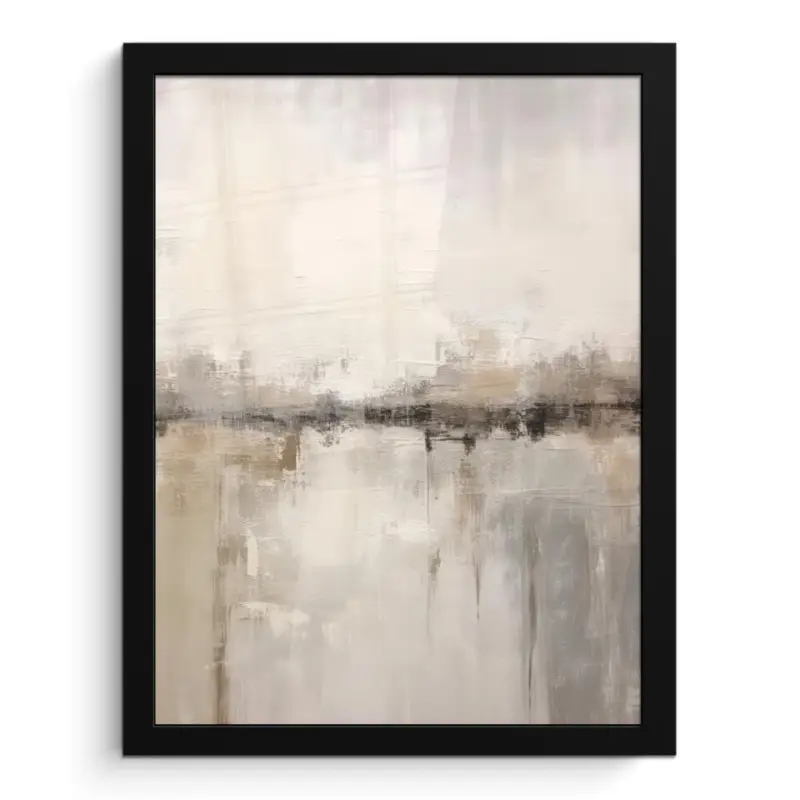 Super Prix Poster met lijst 30x40 cm Moderne kunst - Abstract - Beige