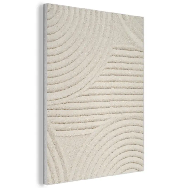 Top Vente Akoestisch Schilderij 60x80 cm Patroon - Abstract - Wit