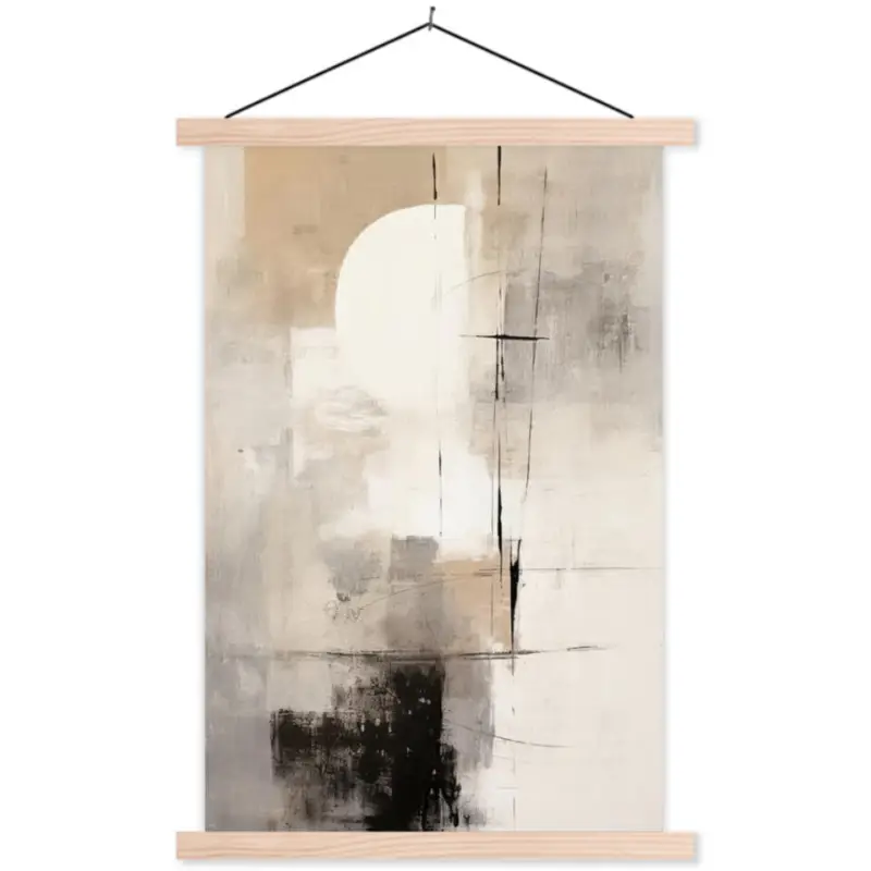 Seulement Aujourd’hui Schoolplaat 40x60 cm Abstract Abstract - Kunst - Grijs