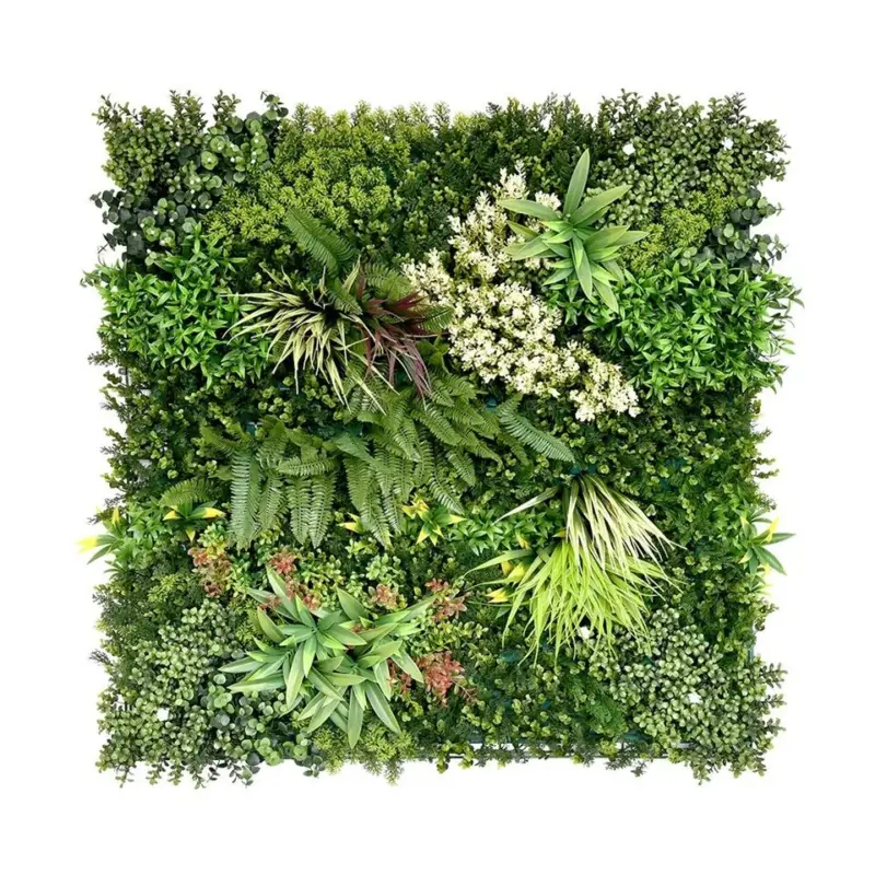 Kunsthaag wandpaneel - Mix blad C - 100x100 cm Paiement Sécurisé