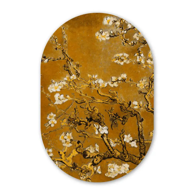 Wandcirkel 80x120 cm Amandelbloesem - Kunst - Van Gogh - Goud Achat Immédiat